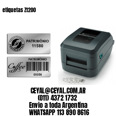 etiquetas Zt200