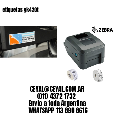 etiquetas gk420t