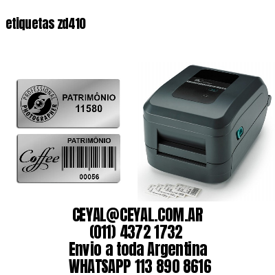 etiquetas zd410