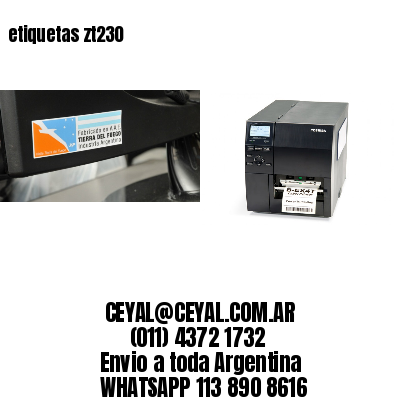 etiquetas zt230