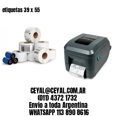 etiquetas 39 x 55