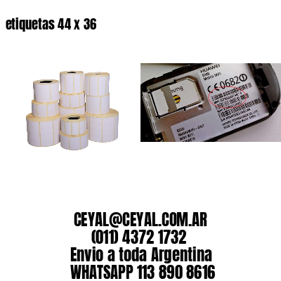 etiquetas 44 x 36