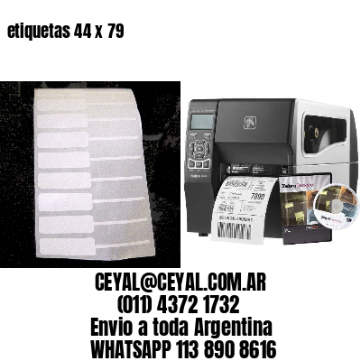 etiquetas 44 x 79