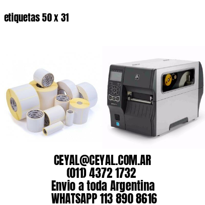 etiquetas 50 x 31