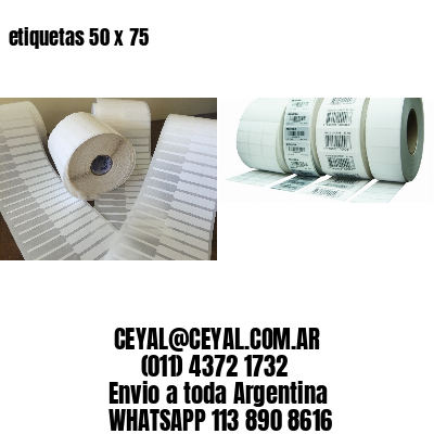 etiquetas 50 x 75