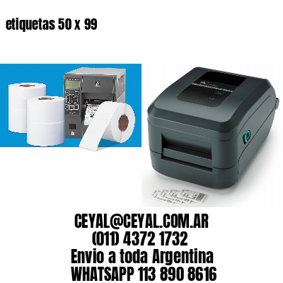 etiquetas 50 x 99
