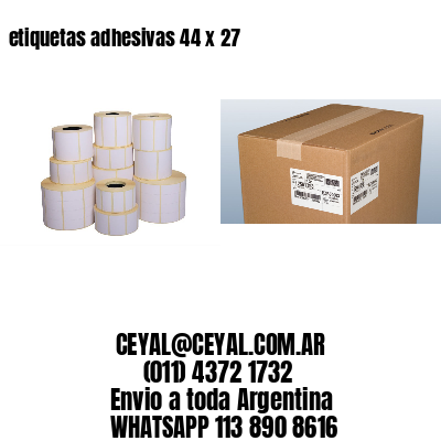 etiquetas adhesivas 44 x 27