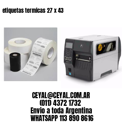 etiquetas termicas 27 x 43