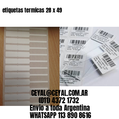 etiquetas termicas 28 x 49