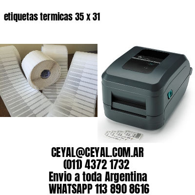 etiquetas termicas 35 x 31