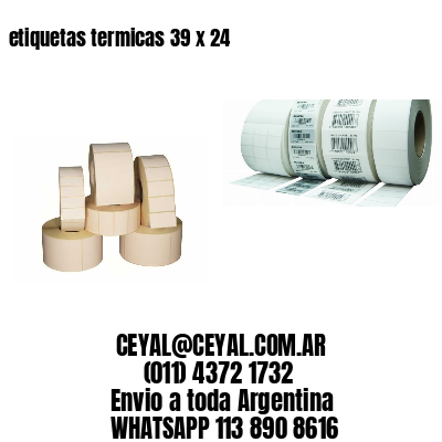 etiquetas termicas 39 x 24