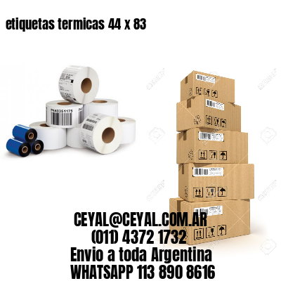 etiquetas termicas 44 x 83