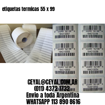 etiquetas termicas 55 x 99