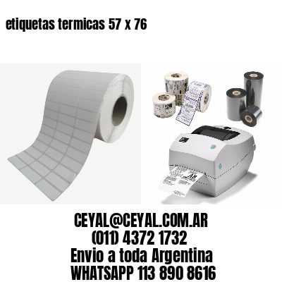 etiquetas termicas 57 x 76