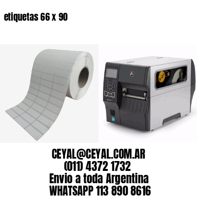 etiquetas 66 x 90