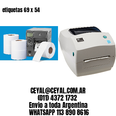 etiquetas 69 x 54