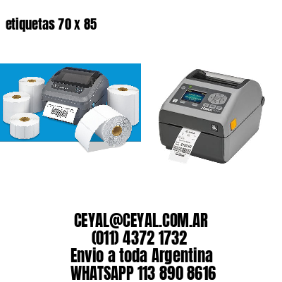 etiquetas 70 x 85