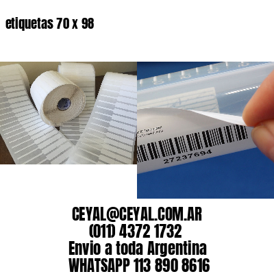 etiquetas 70 x 98