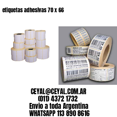 etiquetas adhesivas 70 x 66