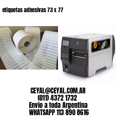 etiquetas adhesivas 73 x 77