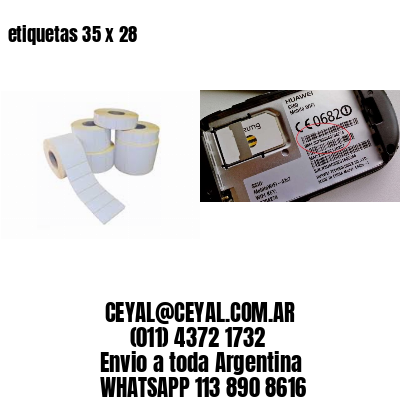 etiquetas 35 x 28