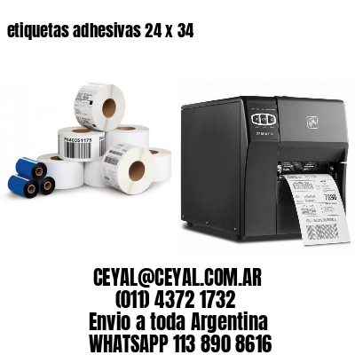 etiquetas adhesivas 24 x 34