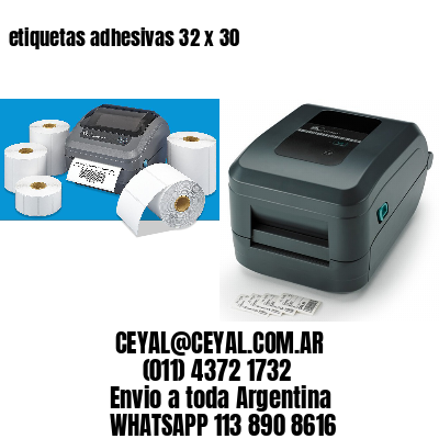 etiquetas adhesivas 32 x 30