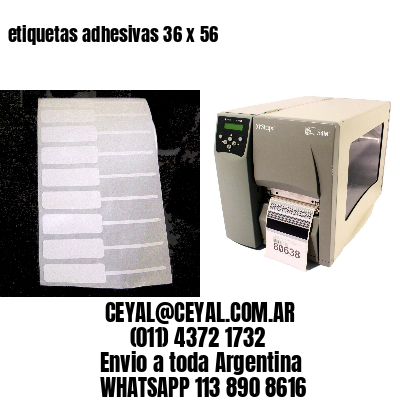 etiquetas adhesivas 36 x 56