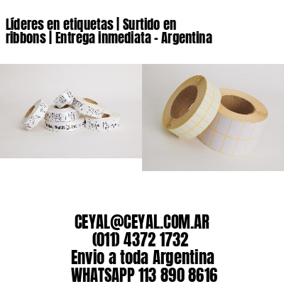 Líderes en etiquetas | Surtido en ribbons | Entrega inmediata – Argentina