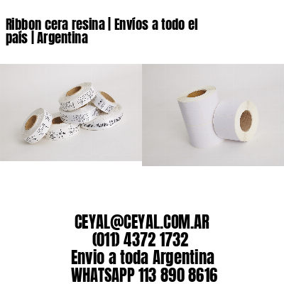 Ribbon cera resina | Envíos a todo el país | Argentina