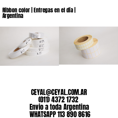 Ribbon color | Entregas en el día | Argentina