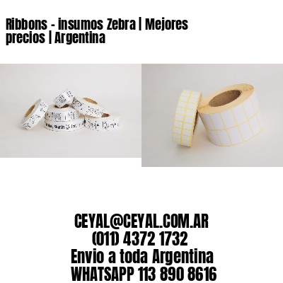 Ribbons - insumos Zebra | Mejores precios | Argentina