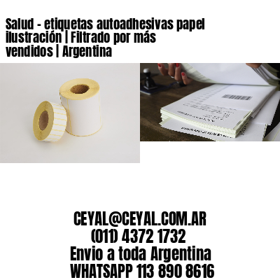 Salud - etiquetas autoadhesivas papel ilustración | Filtrado por más vendidos | Argentina