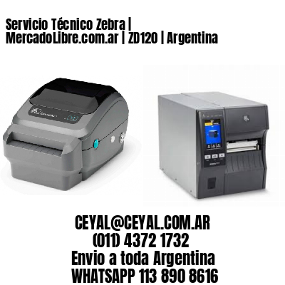 Servicio Técnico Zebra | MercadoLibre.com.ar | ZD120 | Argentina