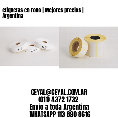 etiquetas en rollo | Mejores precios | Argentina