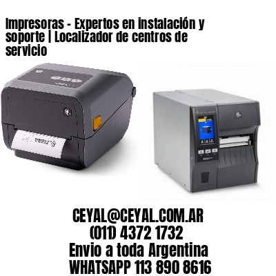 Impresoras – Expertos en instalación y soporte | Localizador de centros de servicio