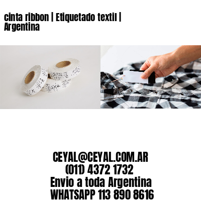 cinta ribbon | Etiquetado textil | Argentina