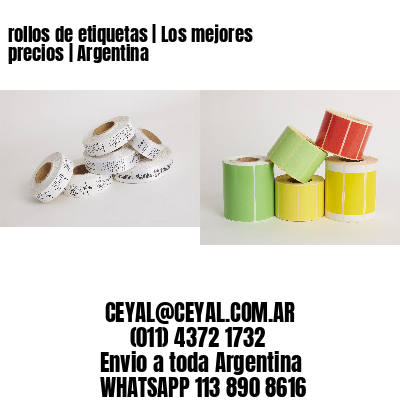 rollos de etiquetas | Los mejores precios | Argentina