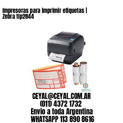 Impresoras para imprimir etiquetas | Zebra tlp2844