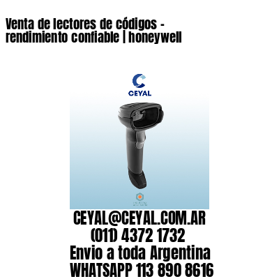 Venta de lectores de códigos – rendimiento confiable | honeywell