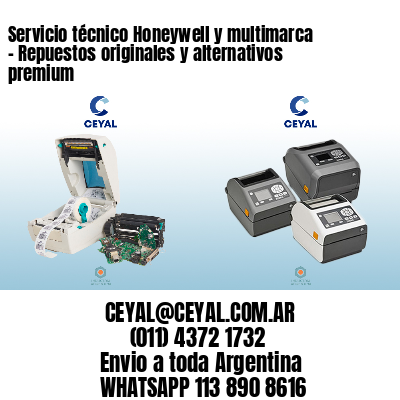 Servicio técnico Honeywell y multimarca - Repuestos originales y alternativos premium