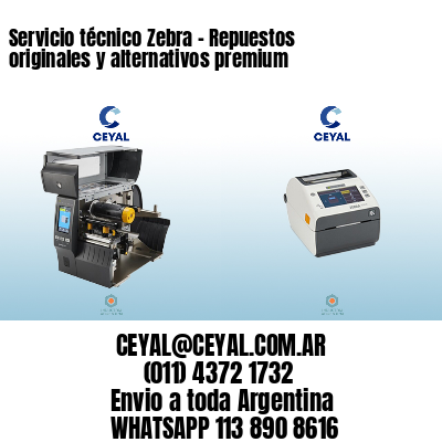 Servicio técnico Zebra – Repuestos originales y alternativos premium