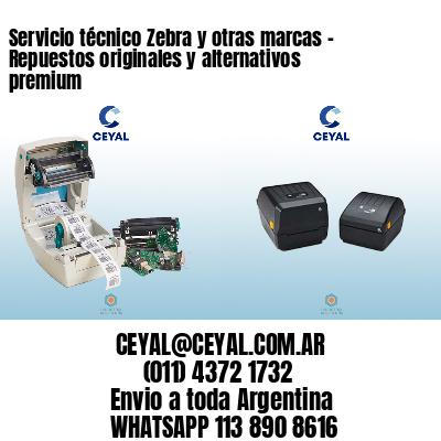 Servicio técnico Zebra y otras marcas – Repuestos originales y alternativos premium