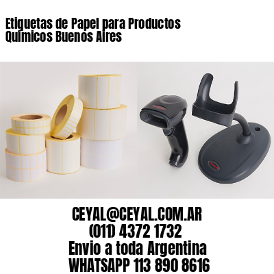 Etiquetas de Papel para Productos Químicos Buenos Aires 