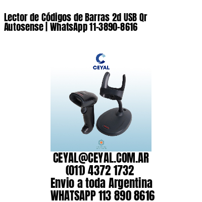 Lector de Códigos de Barras 2d USB Qr Autosense | WhatsApp 11-3890-8616