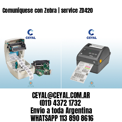 Comuníquese con Zebra | service ZD420