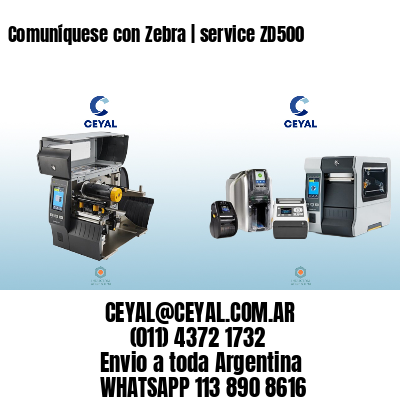Comuníquese con Zebra | service ZD500