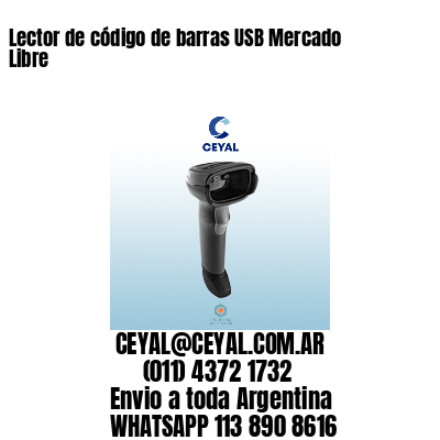 Lector de código de barras USB Mercado Libre