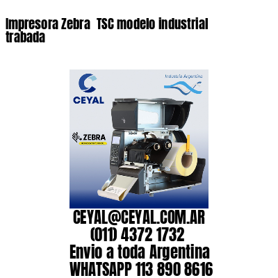 Impresora Zebra  TSC modelo industrial trabada