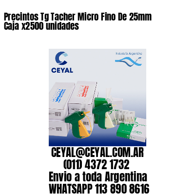 Precintos Tg Tacher Micro Fino De 25mm Caja x2500 unidades